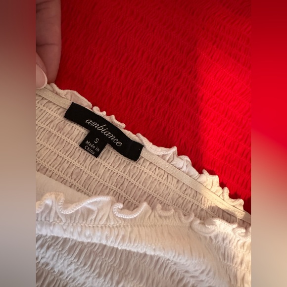 •3 shirt bundle• Smocked Off the shoulder Tops - Picture 5 of 13